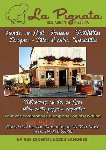 La Pignata — carte page 1