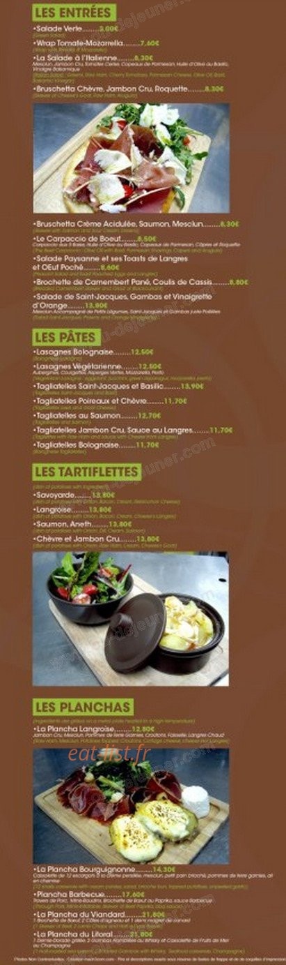 La Pignata — carte page 2