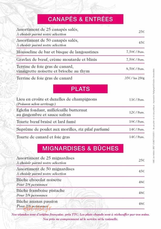 Les Voiliers — carte page 1