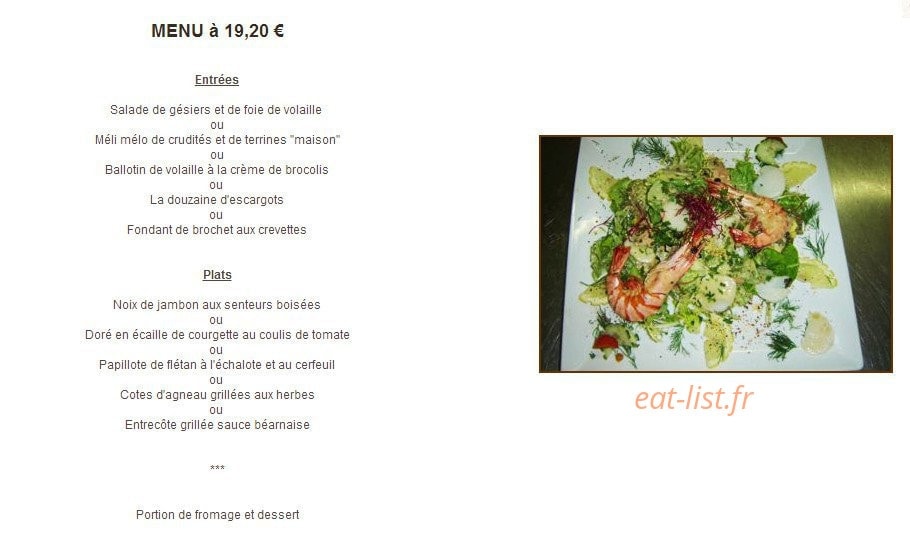 Au Joli Bois — carte page 6