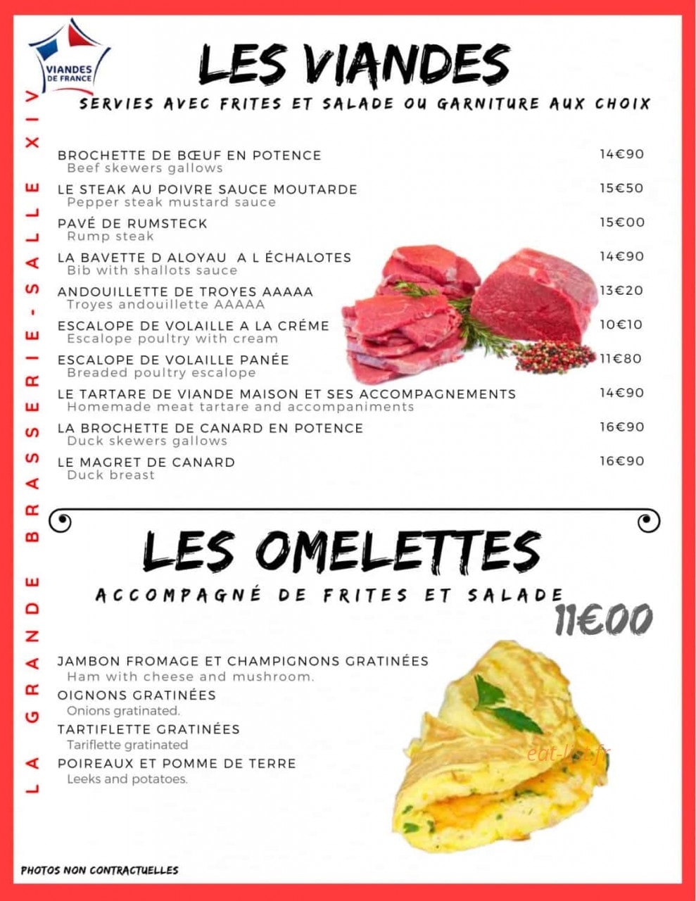 Salle XIV — carte page 6