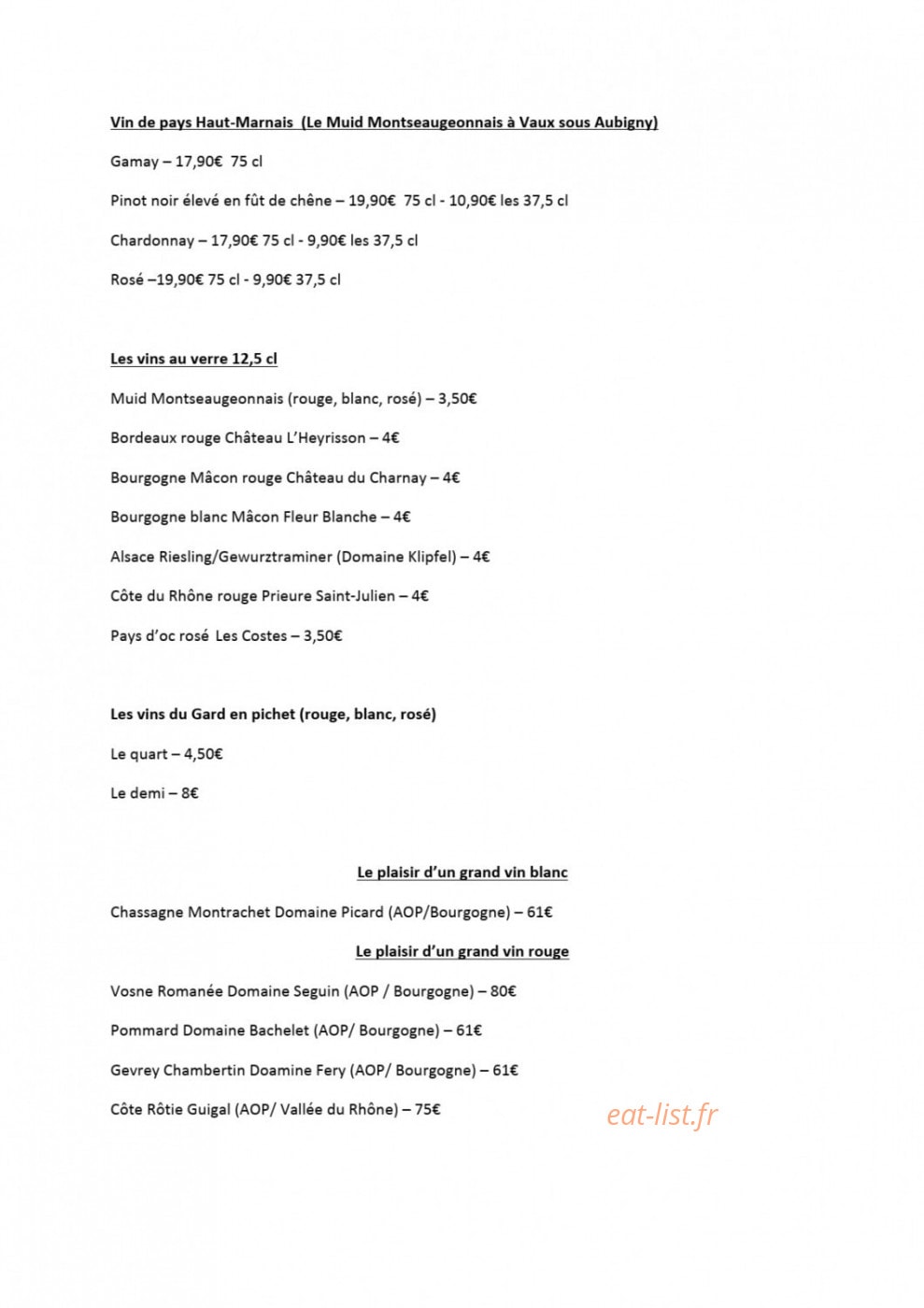 La grange du relais — carte page 6