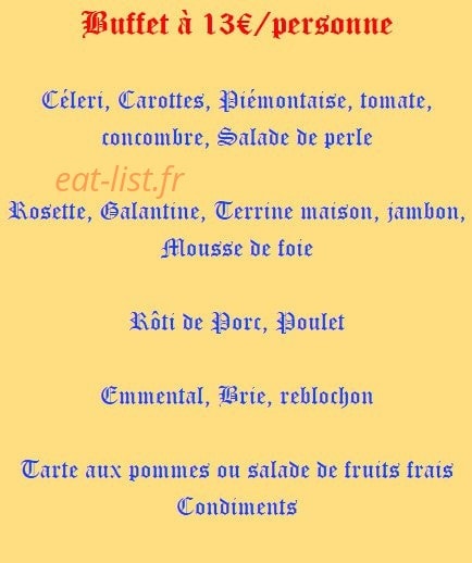 Le Petit Charme — carte page 18