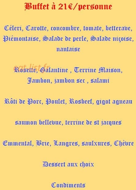 Le Petit Charme — carte page 20