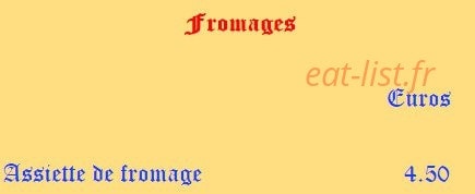 Le Petit Charme — carte page 13