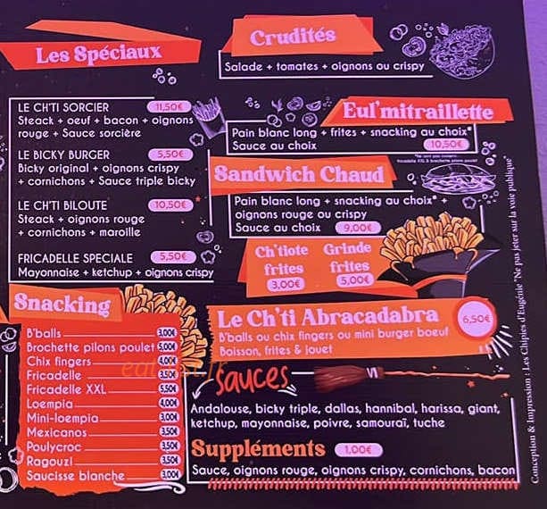 Aux Ch'tis Sorciers — carte page 3