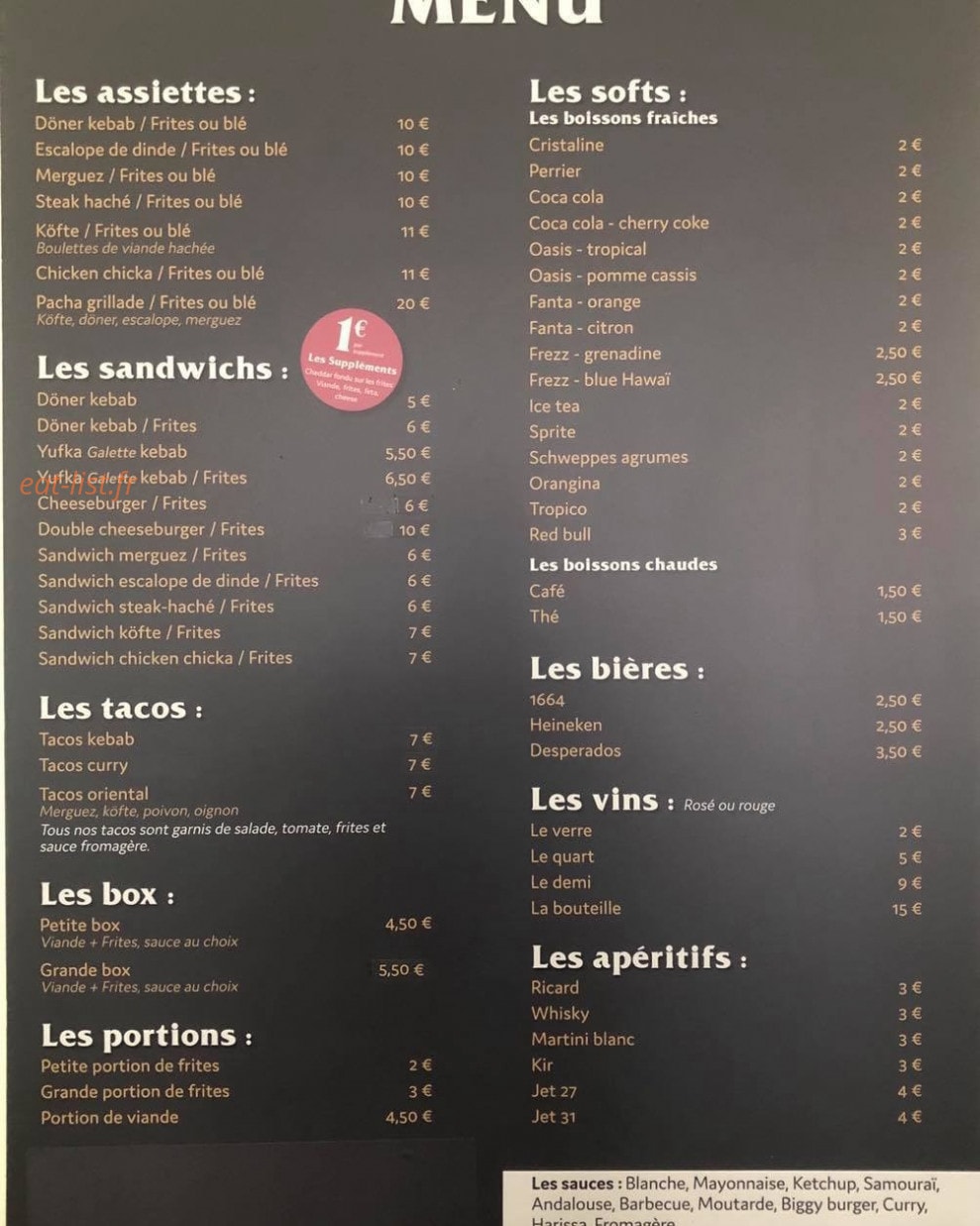 L'escale Nogentaise — carte page 1