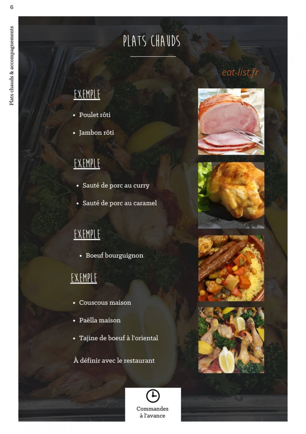 À La Part — carte page 9