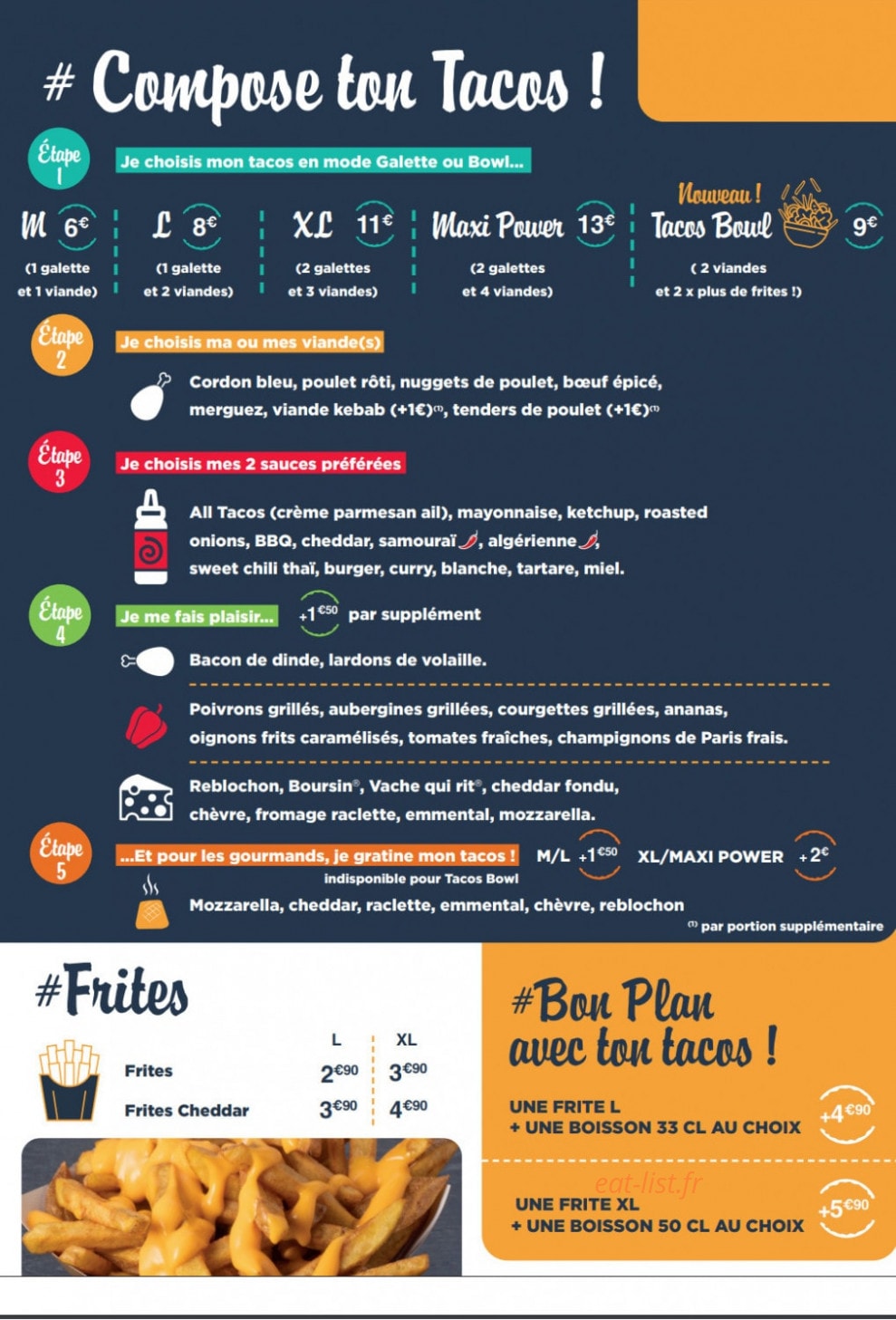 All Tacos — carte page 1