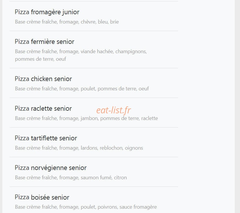 Allo pizza 53 — carte page 8