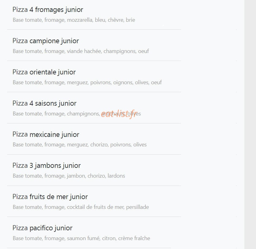Allo pizza 53 — carte page 2