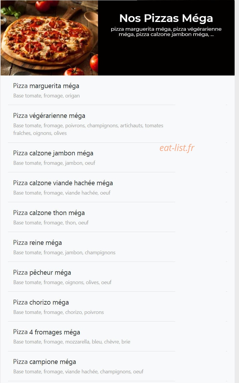 Allo pizza 53 — carte page 9