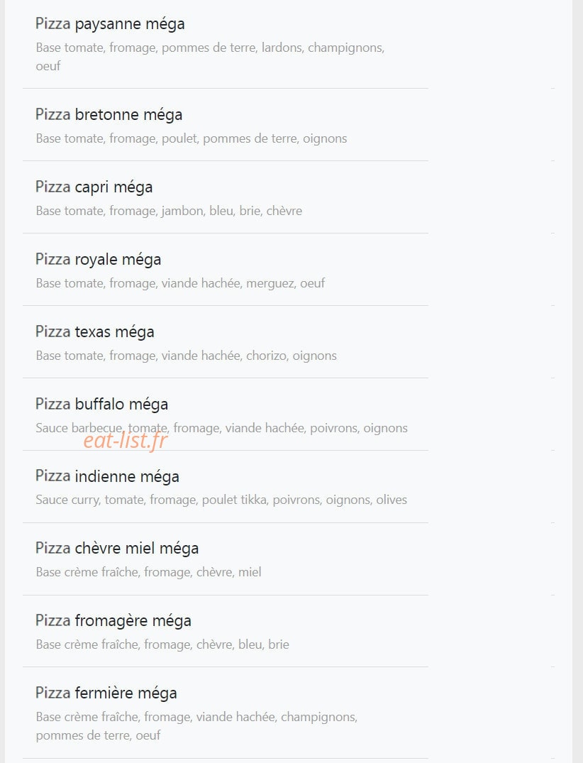 Allo pizza 53 — carte page 11