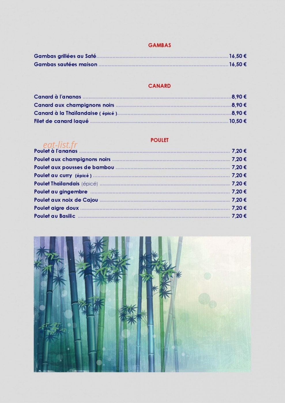 Chez Tin — carte page 4