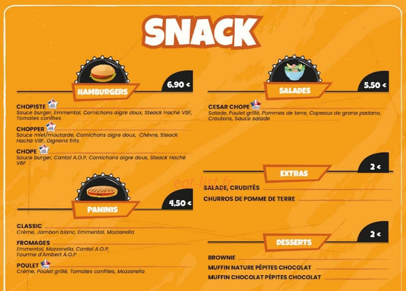 Chope et Compagnie — carte page 2