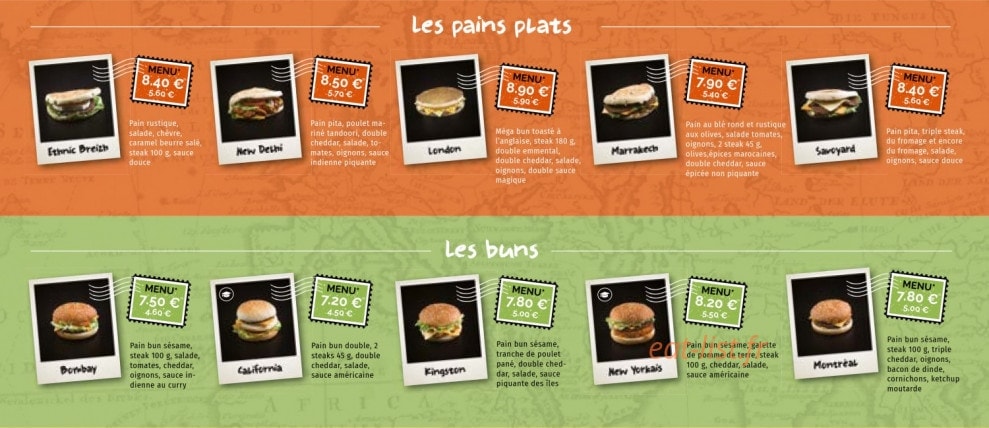 Ethnic Food﻿ — carte page 2