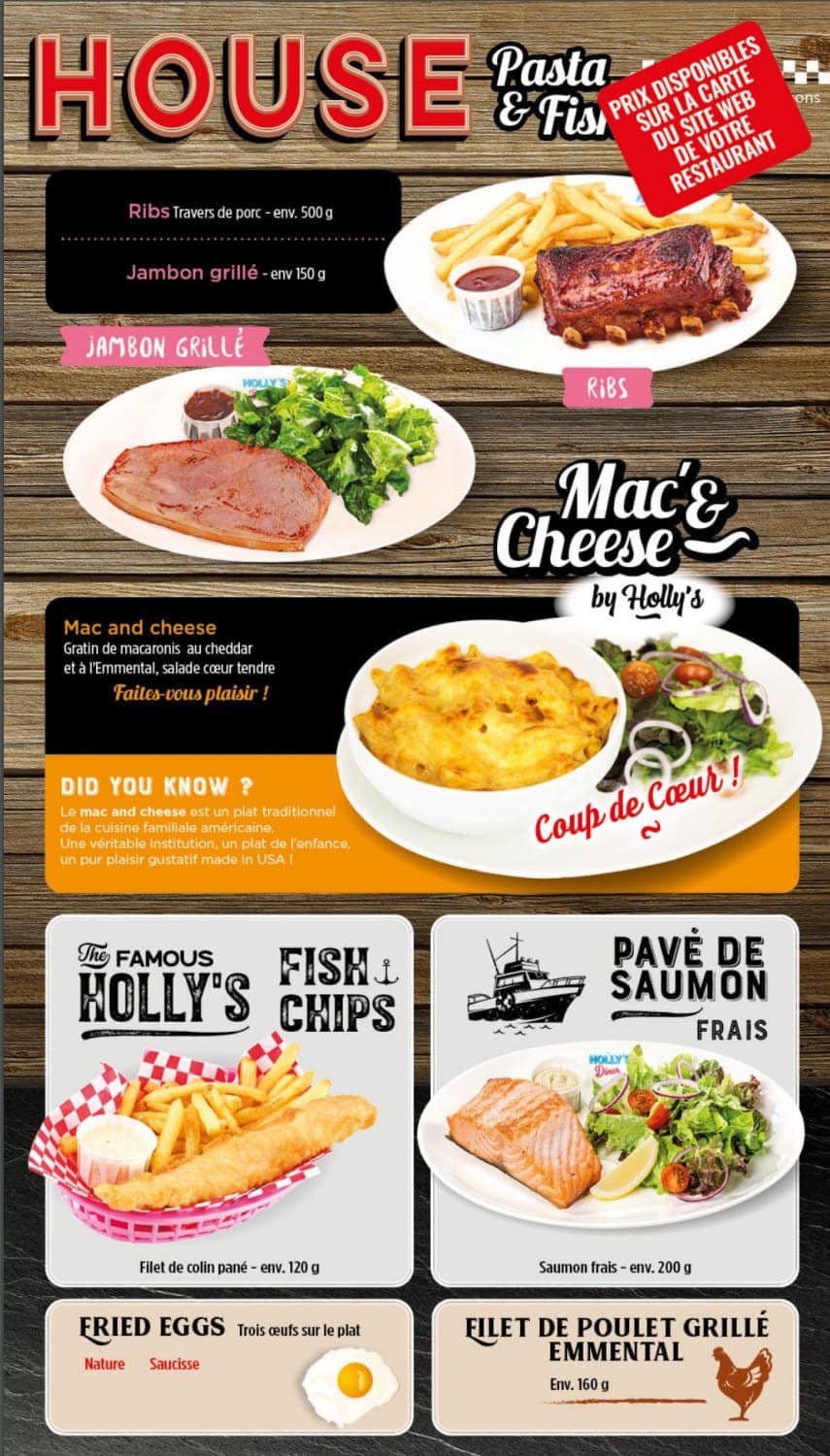 Holly's Diner — carte page 5