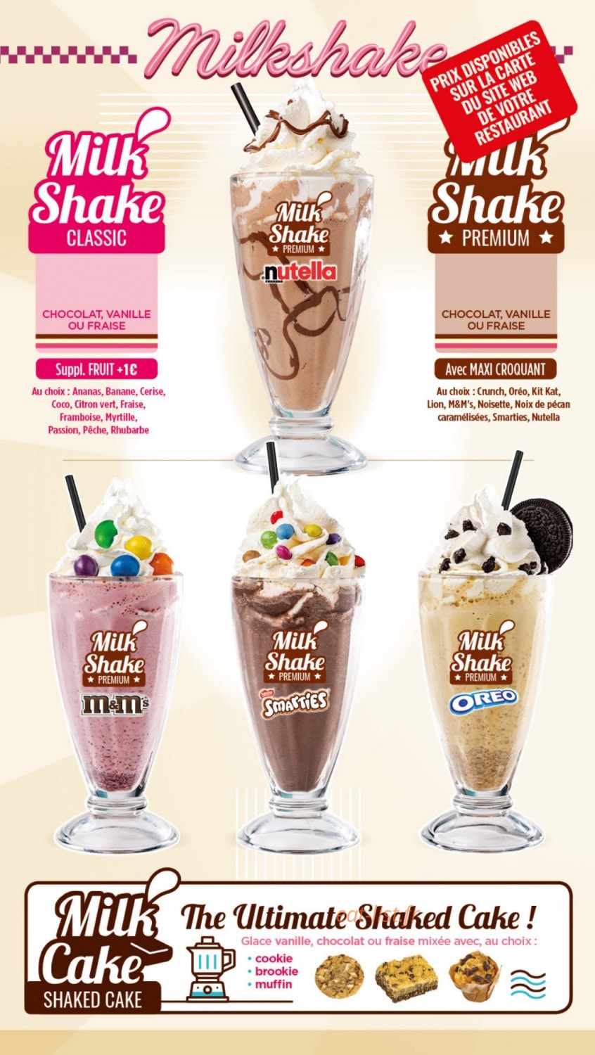 Holly's Diner — carte page 13