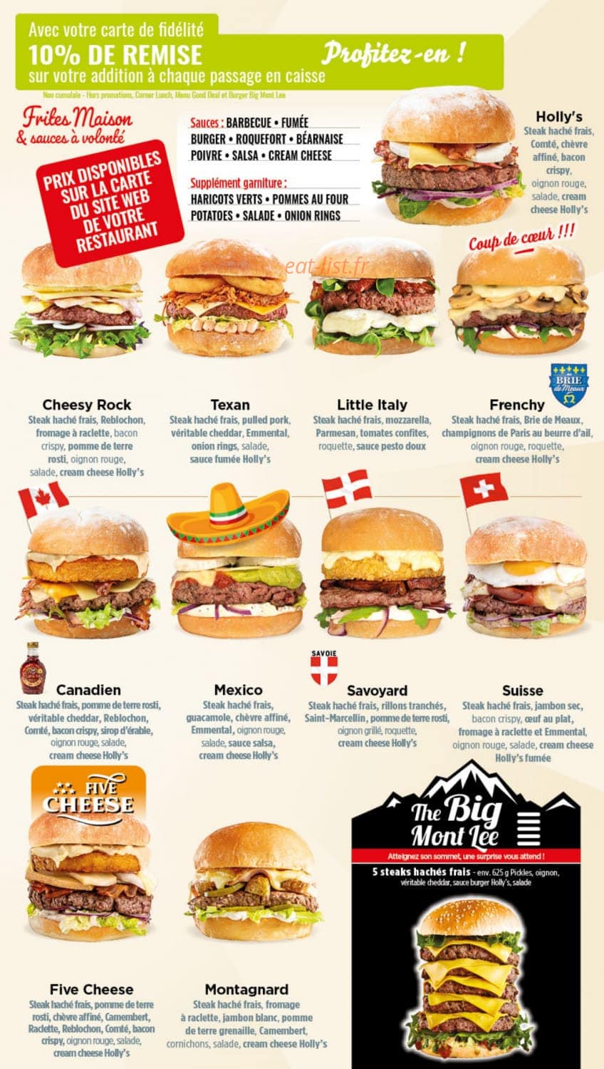 Holly's Diner — carte page 3