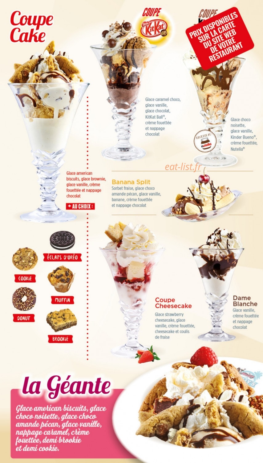 Holly's Diner — carte page 12