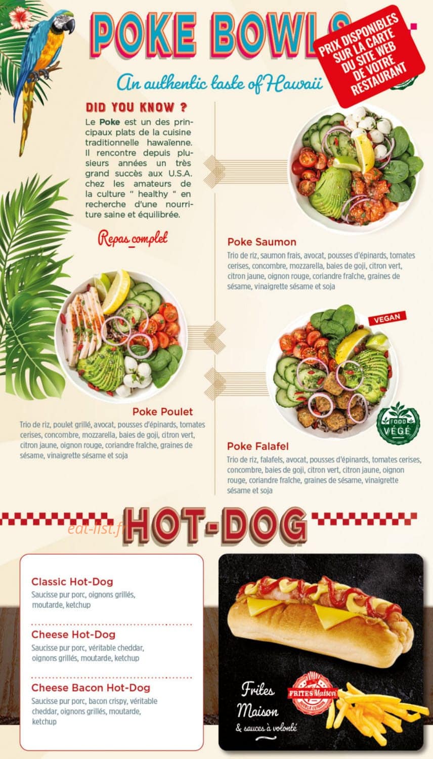 Holly's Diner — carte page 6