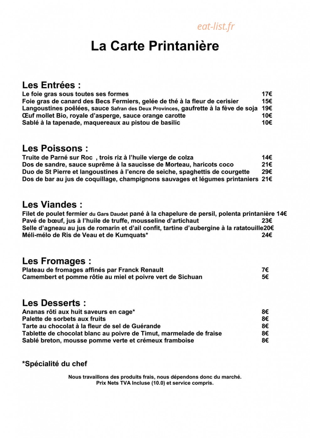 L'Antiquaire — carte page 1