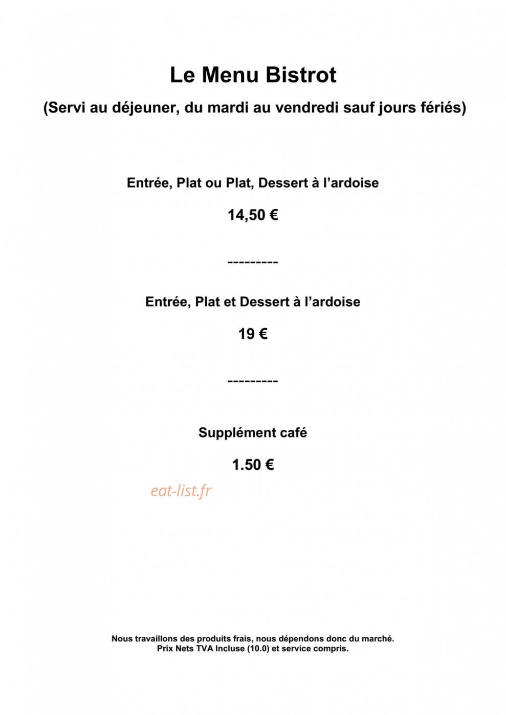 L'Antiquaire — carte page 2