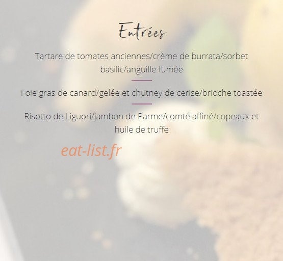 L'Effet Papilles — carte page 1