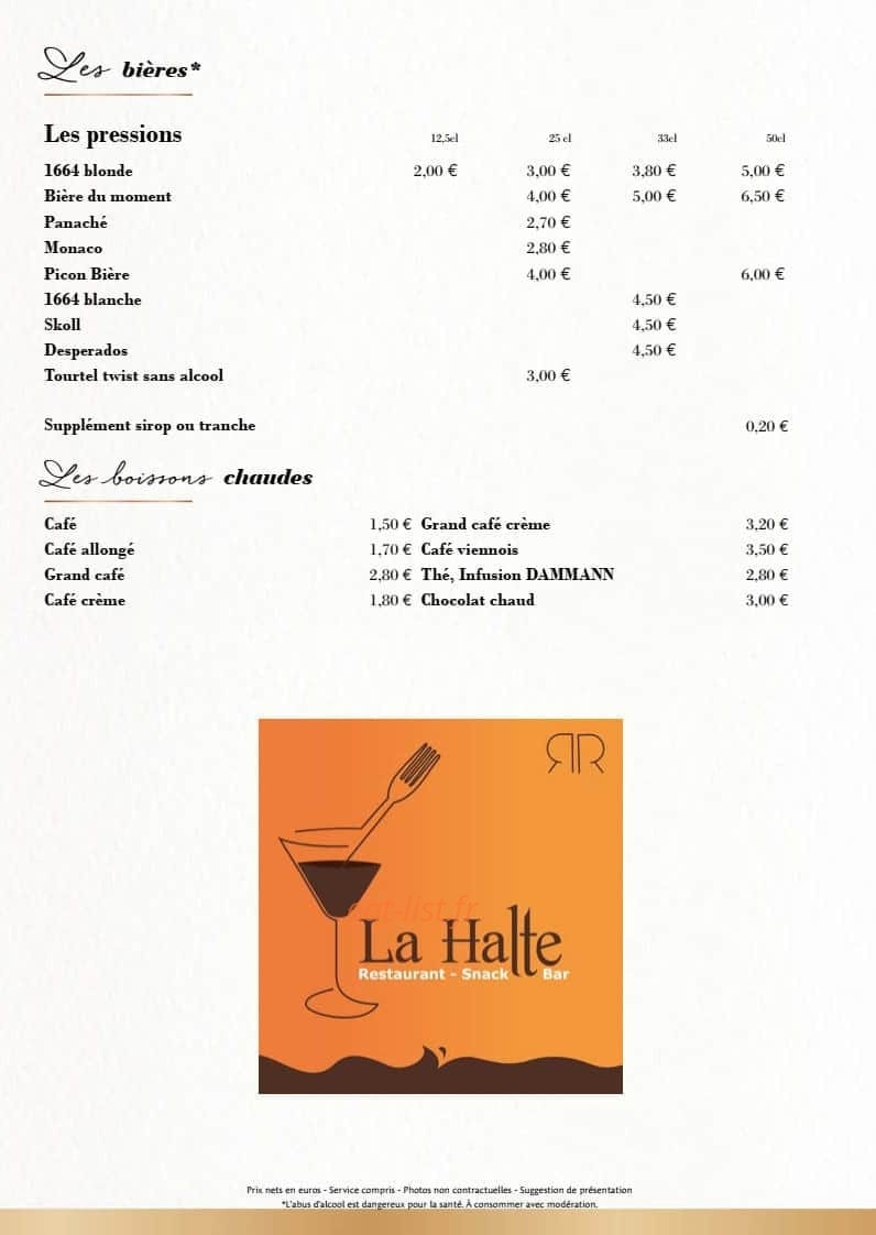 La Halte — carte page 4