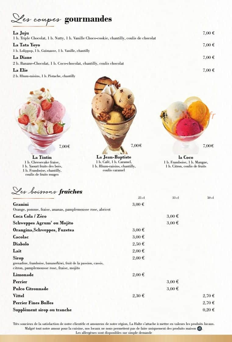 La Halte — carte page 6