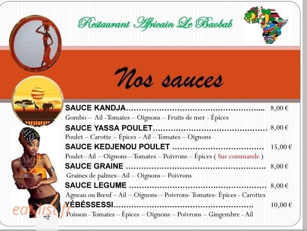 Le Baobab — carte page 4