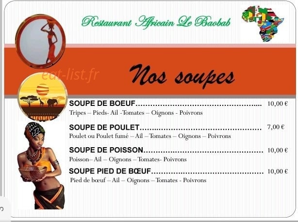 Le Baobab — carte page 3