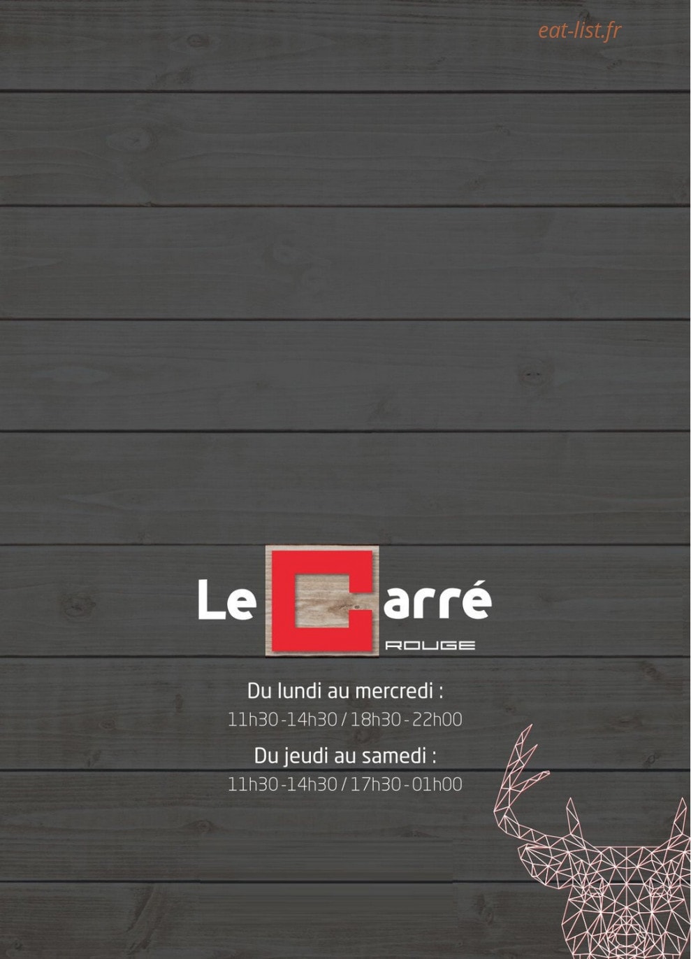 Le carré rouge — carte page 8
