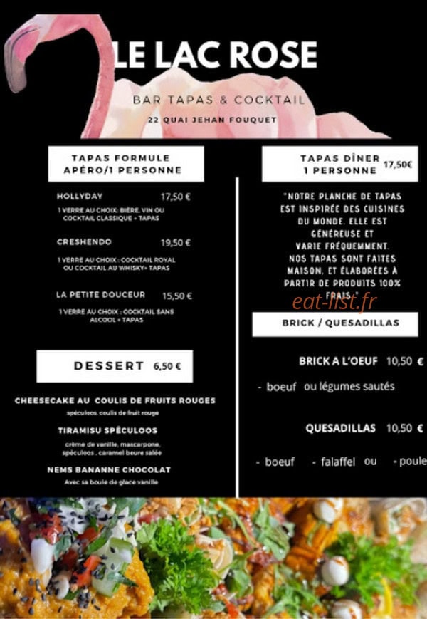 Le Lac Rose — carte page 1
