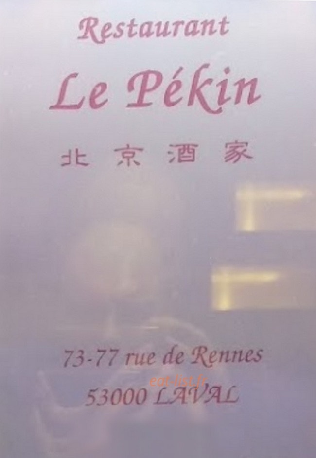 Le Pekin — carte page 1