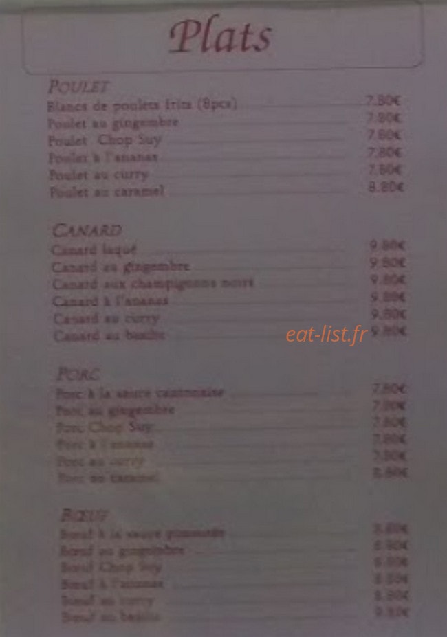 Le Pekin — carte page 3
