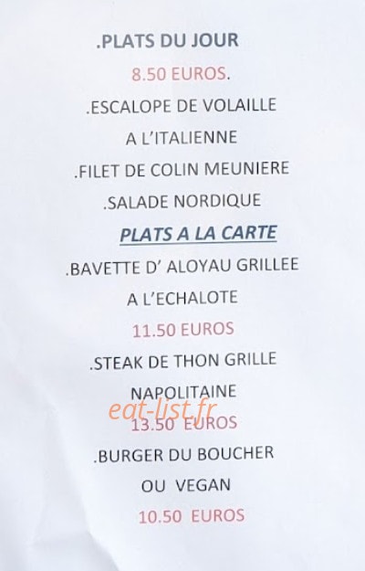 Le Rond Point — carte page 1