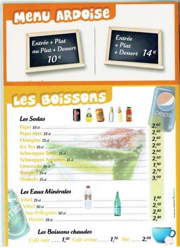 Les Délices — carte page 3