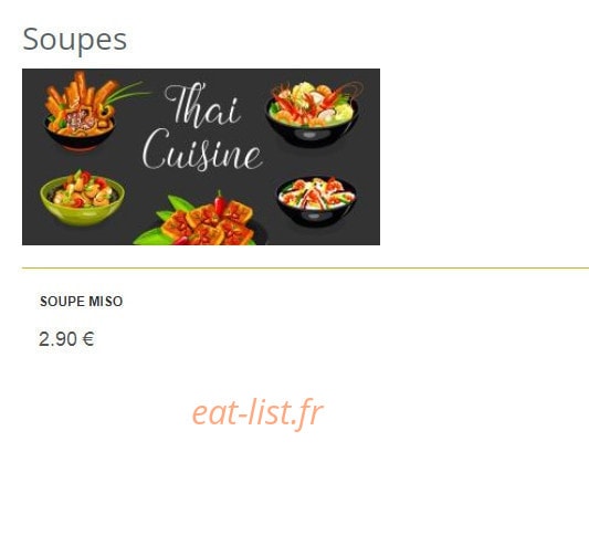Saveurs thaï — carte page 4