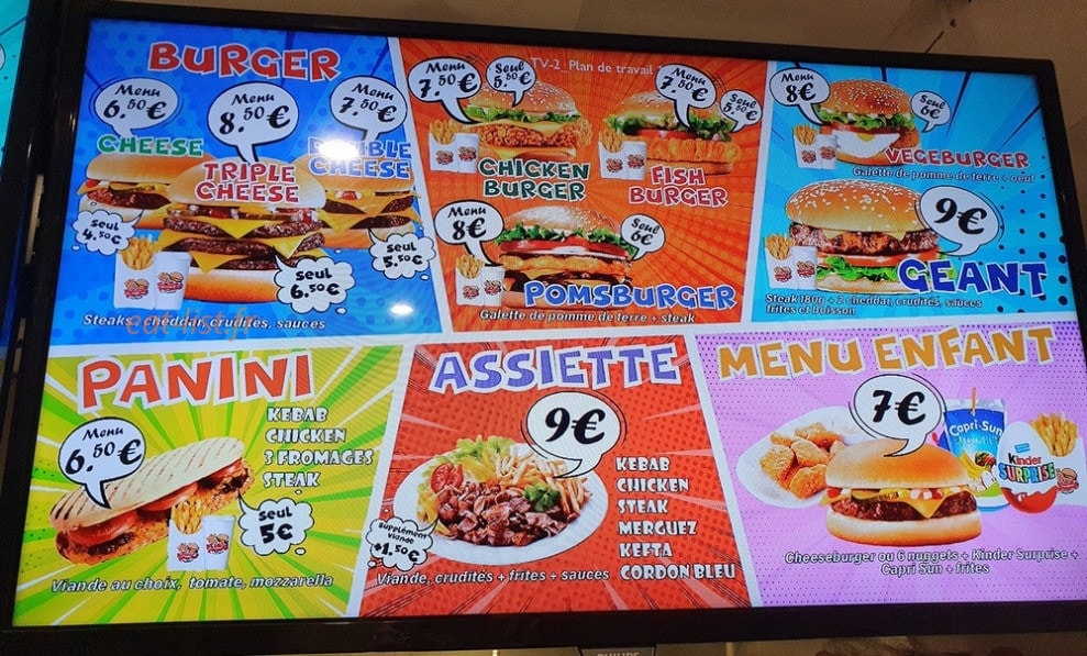 Top kebab — carte page 3