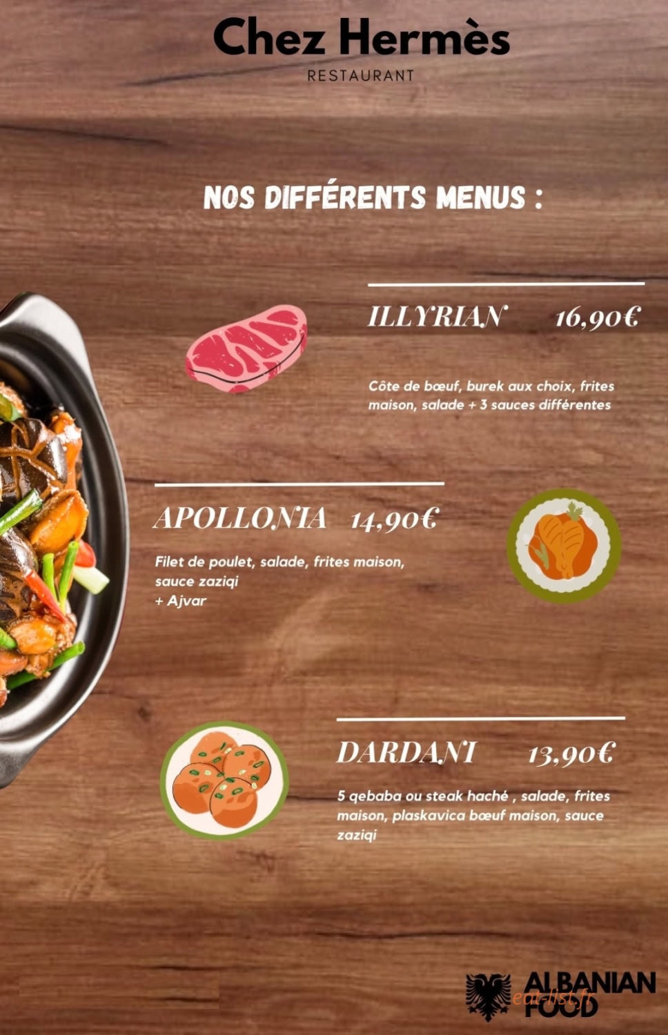 Chez Hermes — carte page 3