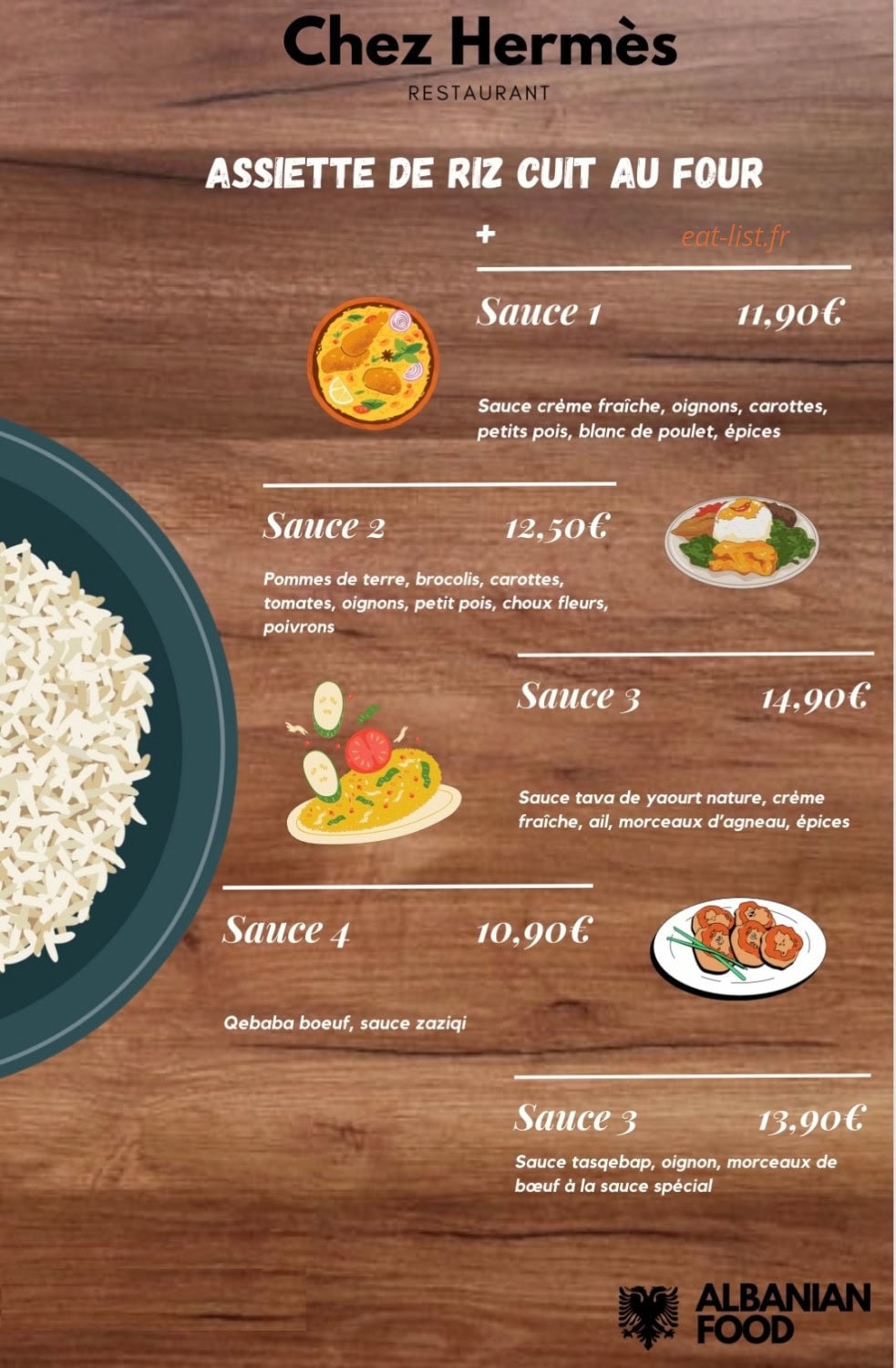 Chez Hermes — carte page 4