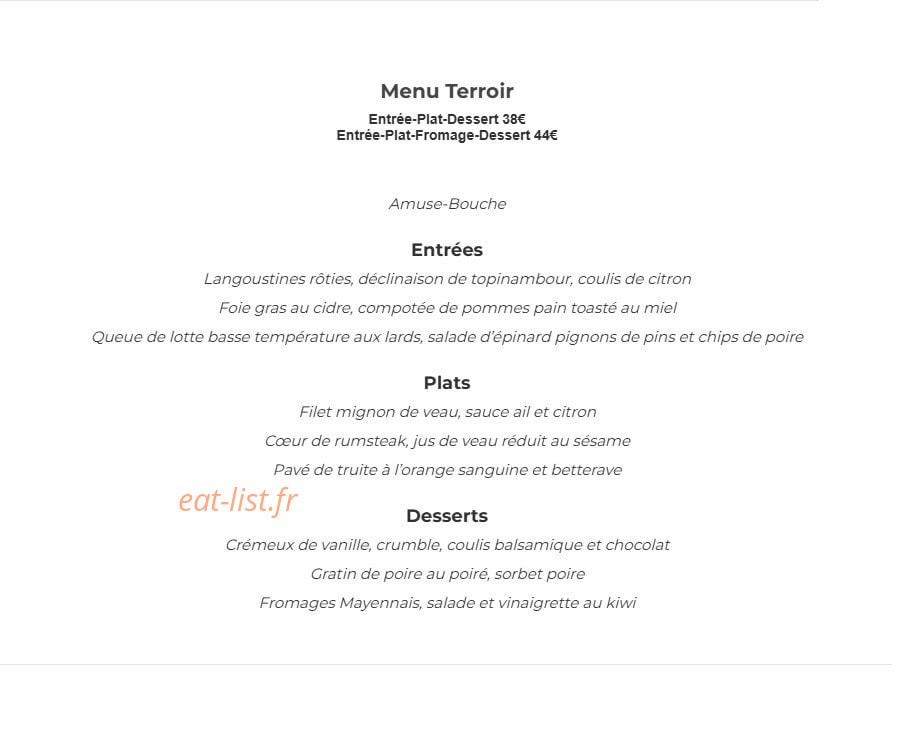 Le Grand Hôtel — carte page 2