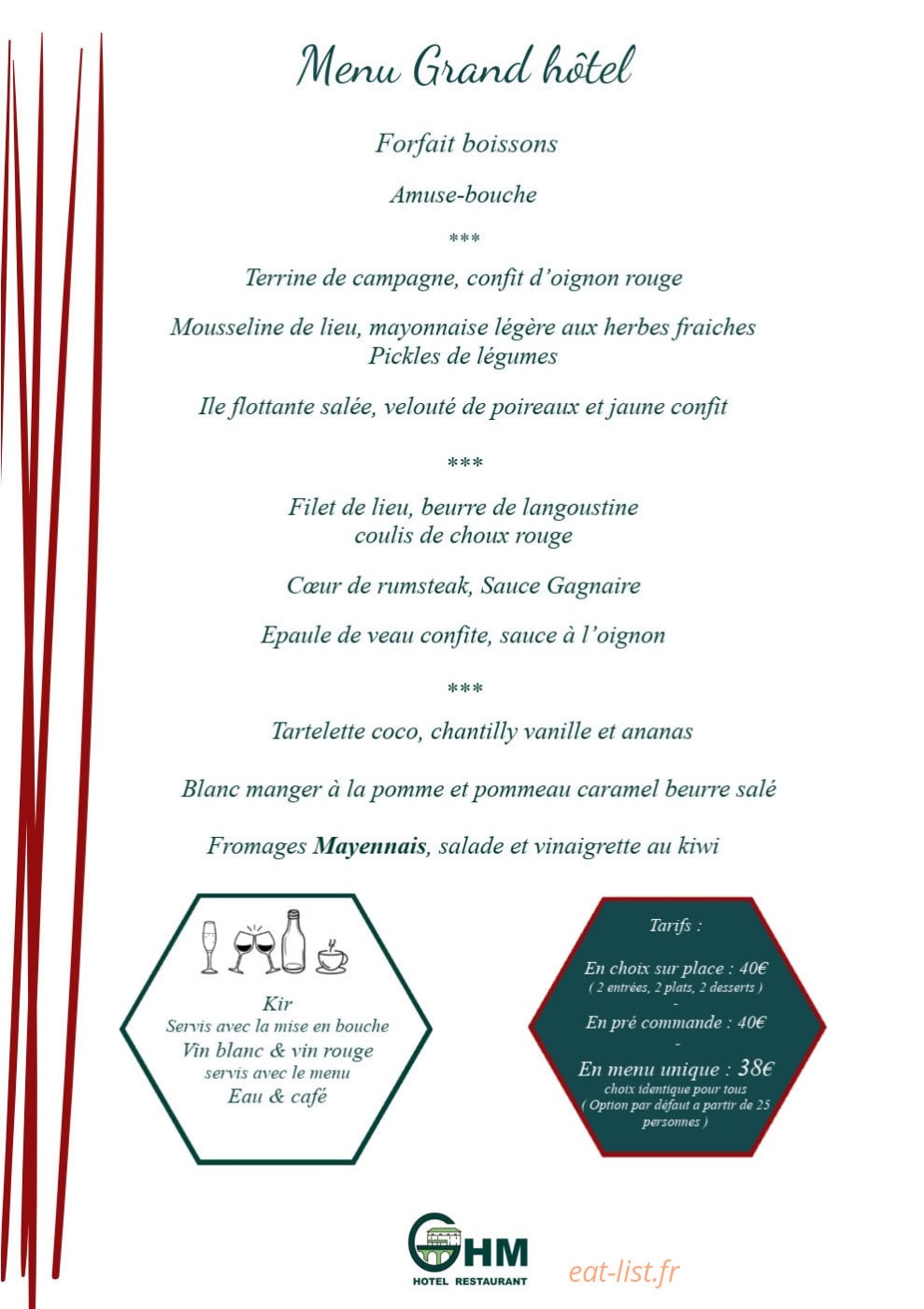 Le Grand Hôtel — carte page 4