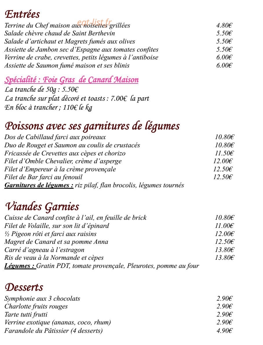 Beau Rivage — carte page 5