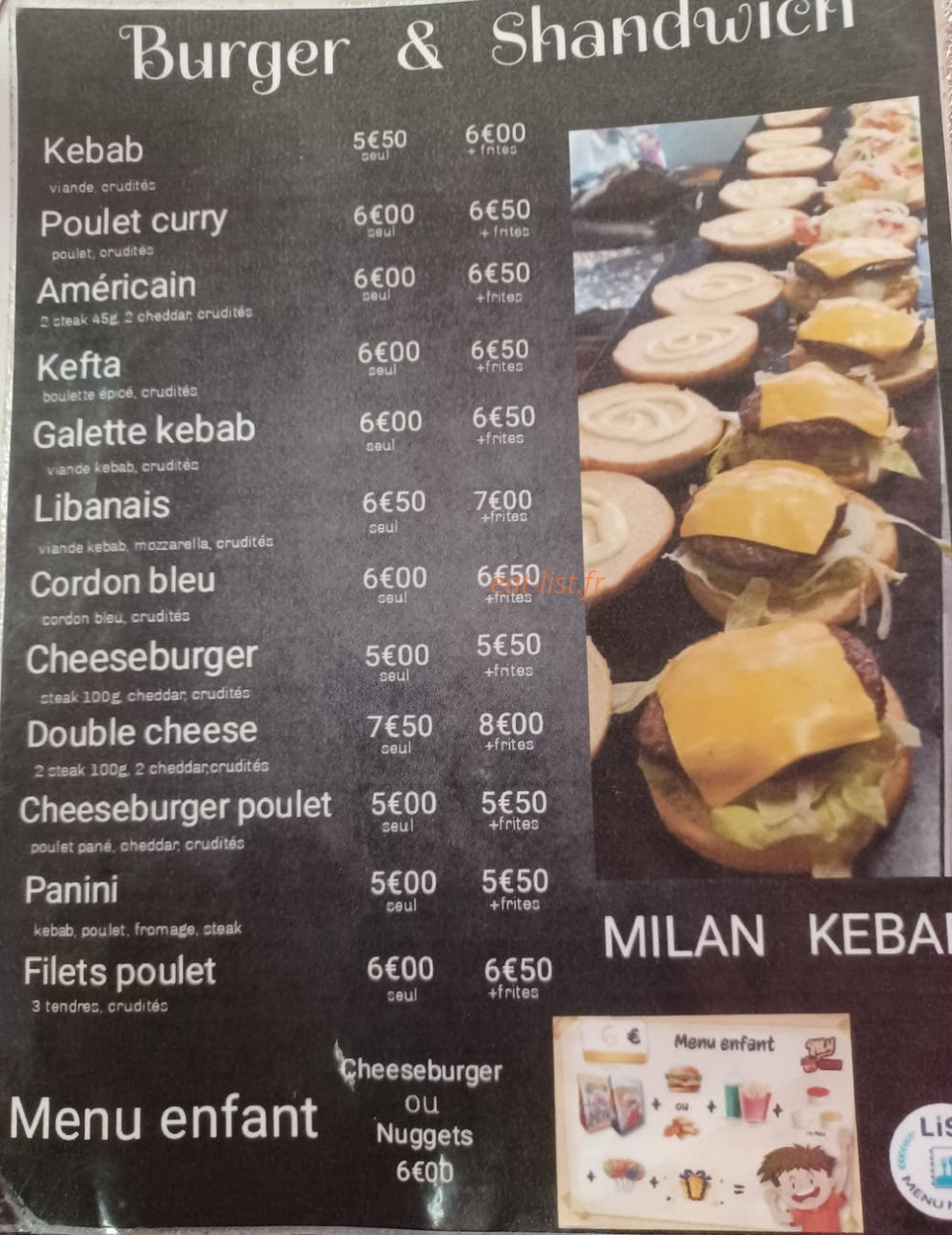 Adana Kebab — carte page 2
