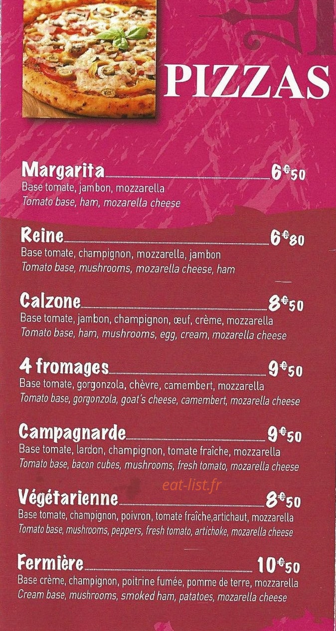 Le Bacchus — carte page 2