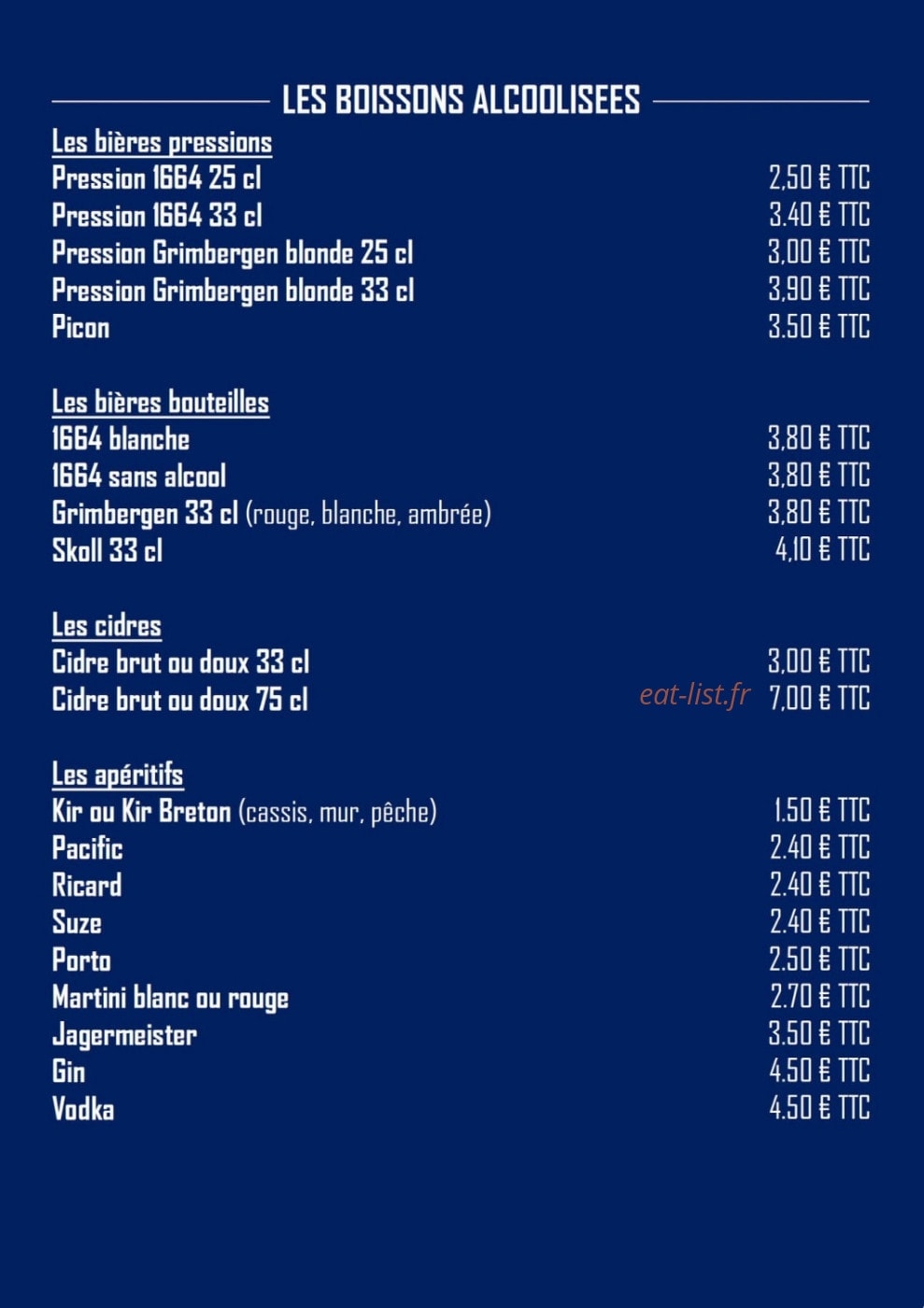 Le Classico — carte page 6