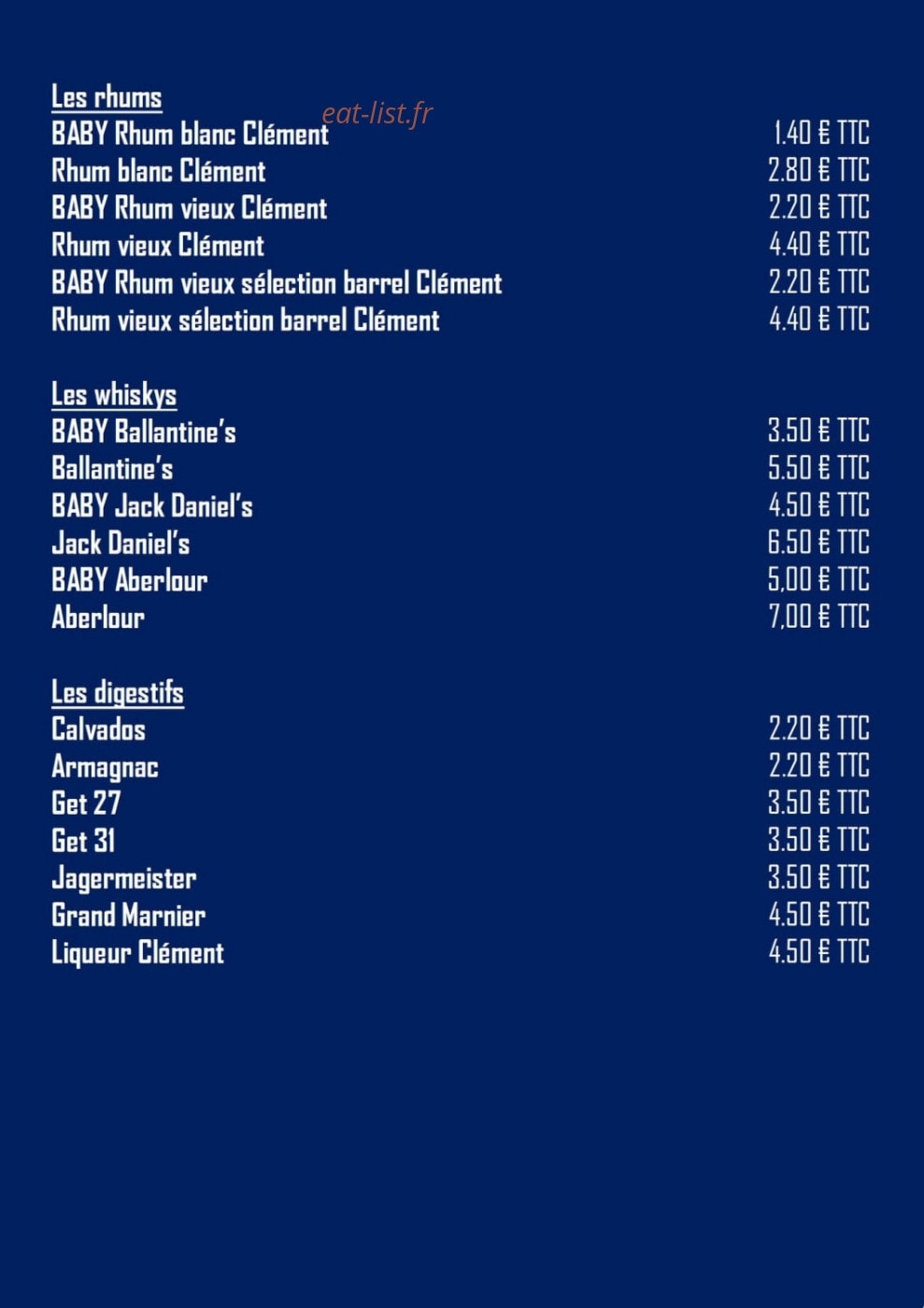 Le Classico — carte page 7
