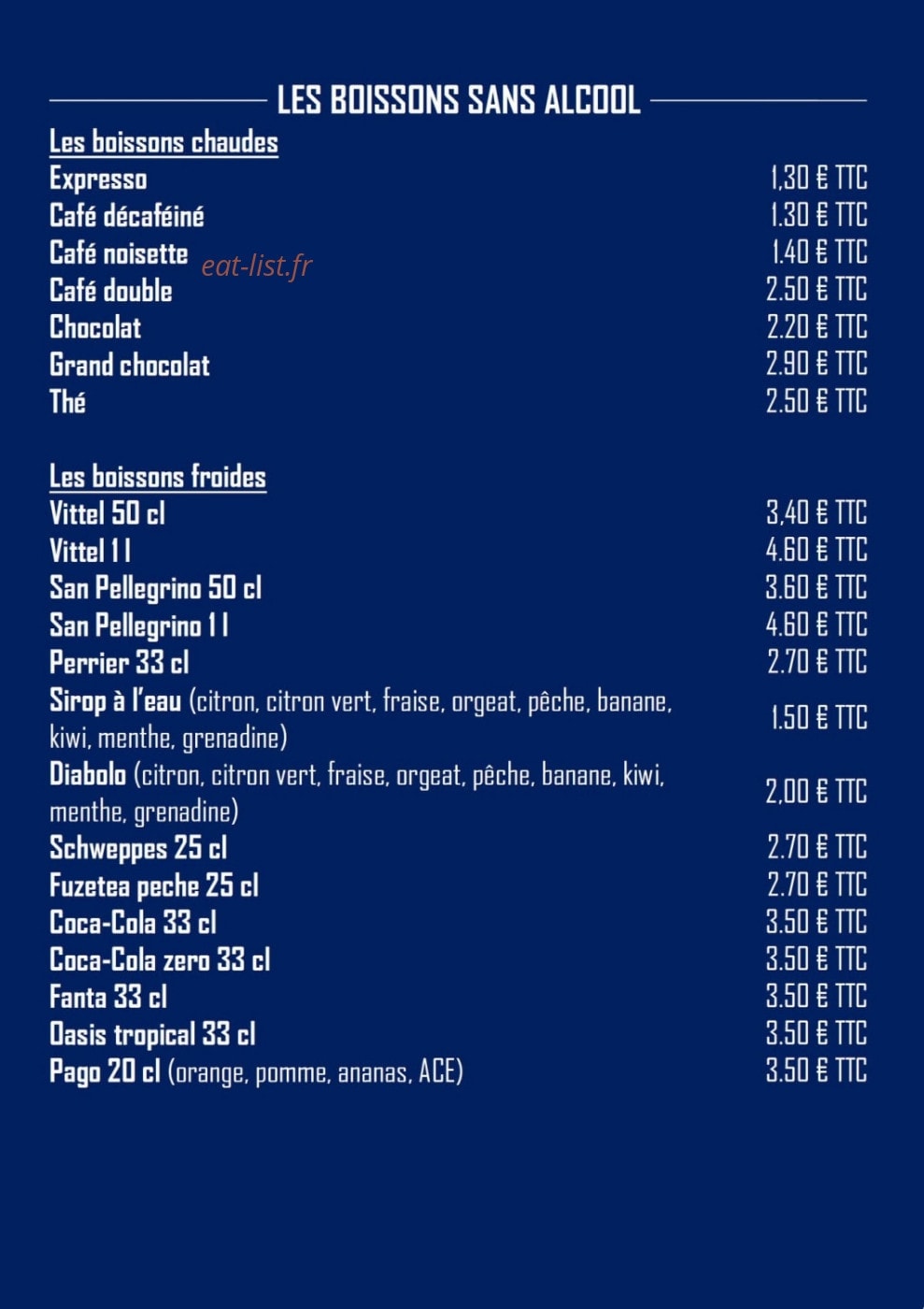 Le Classico — carte page 5